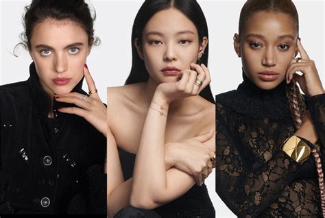 chanel fine jewelry ad campaign|Jennie, Margaret Qualley & Amandla Stenberg Pose .